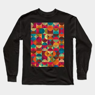 Energy Deco Retro Pattern Long Sleeve T-Shirt